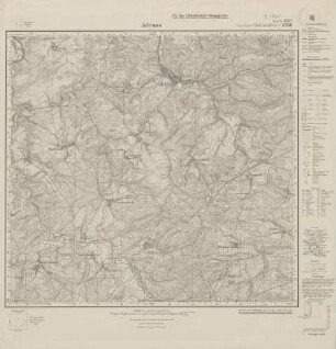 5607 (alte Nr.: 3266) Adenau, Meßtischblatt (4cm - Karte)