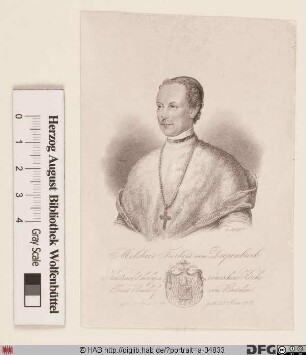 Bildnis Melchior (Ferdinand Joseph) Diepenbrock (1845 Frhr. von)