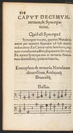 Caput Decimumtertium, de Syncopatione.