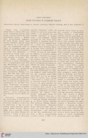42: Echo Tycjana w łódzkim pałacu