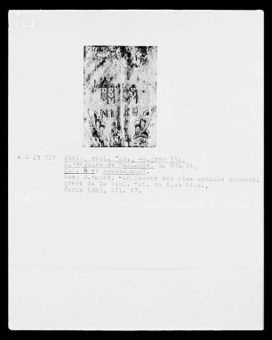 Homilien des Gregor von Nazianz — Kreuzsymbol, Folio Bverso