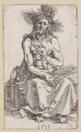 Der Schmerzensmann, sitzend