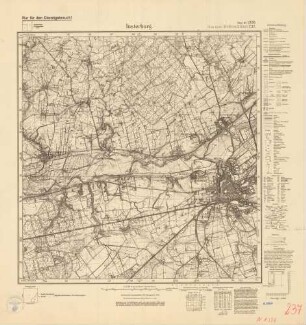 1396 (alte Nr.: 237) Insterburg, Meßtischblatt (4cm - Karte)