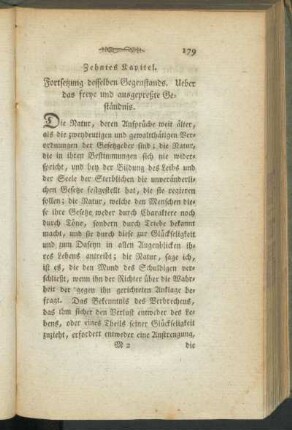 Zehntes Kapitel. Fortsetzung desselben Gegenstands