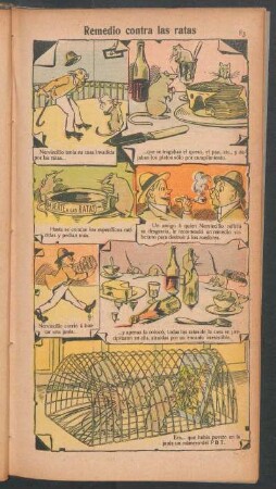 Remedio contra las ratas - [Cómic]