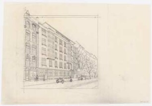 Westsanatorium, Berlin-Charlottenburg Umbau: Perspektivische Ansicht