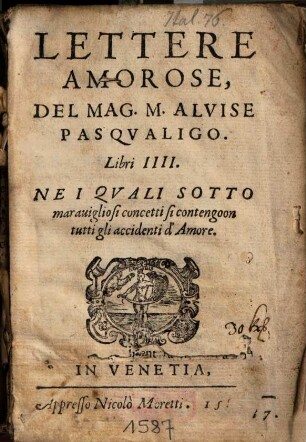 Lettere amorose : libri IIII