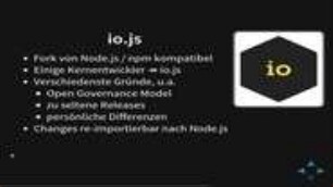 Serverseitiges JavaScript und GIS