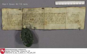 1423, Januar 9 c) Der Propst Ortgies Spade zu Zeven verleiht als Patron der Kirche zu He[e]slingen dem Nikolaus Browel diese Pfarre Notariatsinstrument des Notars Heinrich Tange Regest: Von Hodenberg, Zevener UB Nr. 110