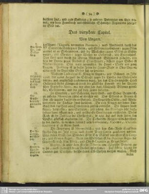 Das vierzehnte Capitel. Von Ungarn