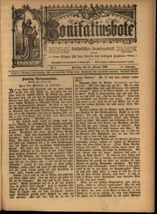 Ausgabe vom Sonntag, den 25. Februar 1900.