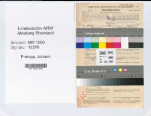 Entnazifizierung Johann Entropp, geb. 01.09.1897 (Amtsgehilfe)
