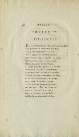 Idylle II. Le gage mutuel