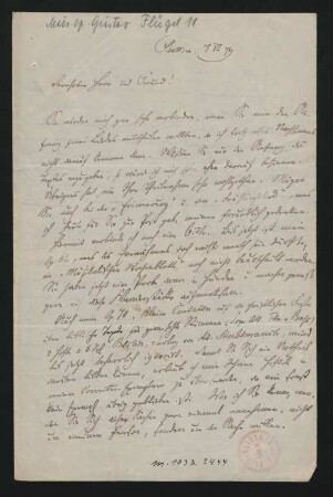 Brief an Unbekannt : 07.06.1871