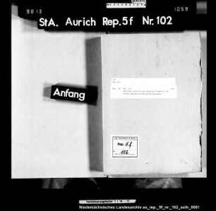 Beiträge einzelner wohlhabender Einwohner im Amt Leer zur ersten Anleihe von 60.000 Reichstalern