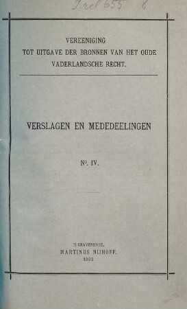 Verslagen en mededeelingen. [1.] 1883, Nr. 4