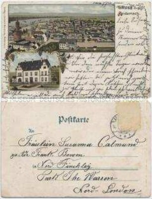 Gesamtansicht mit Pfarrhaus von Andernach