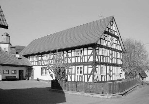 Fachwerkhaus (Fachwerkhaus); Nüsttal, Schulstraße 52