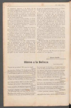 Himno a la belleza : Baudelaire