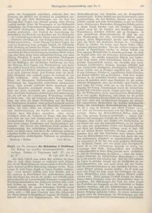 179-181 [Rezension] Jüngst, Johannes, Der Methodismus in Deutschland. Ein Beitrag zur neuesten Kirchengeschichte. 3. Aufl