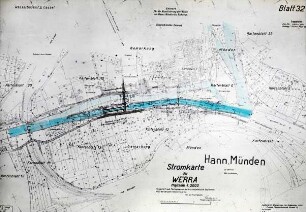 Planung der Staustufe Hannoversch Münden