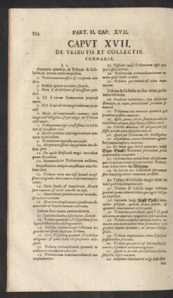 Caput XVII. De Tributis Et Collectis.