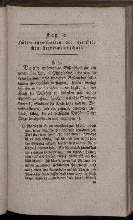 Kap. 2. Hülfswissenschaften der gerichtlichen Arzneiwissenschaft.