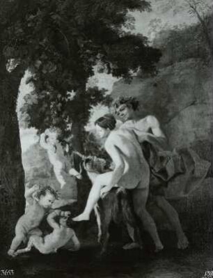 Satyr und Nymphe
