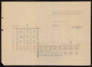 Kassenzahnärztliche Vereinigung Deutschlands, Berlin-Wilmersdorf: Neubau: Nordansicht 1:100