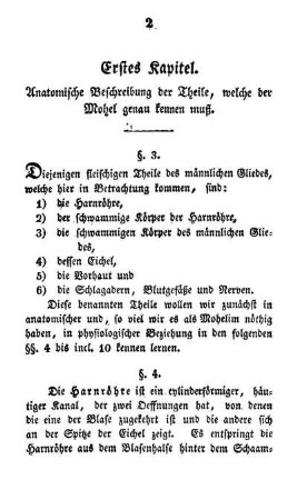 Erstes Kapitel. - Fünftes Kapitel.