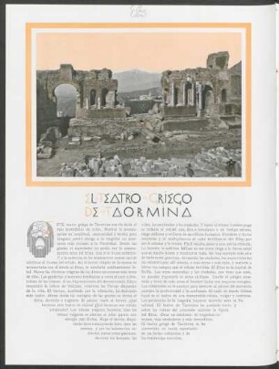 El teatro griego de Taormina