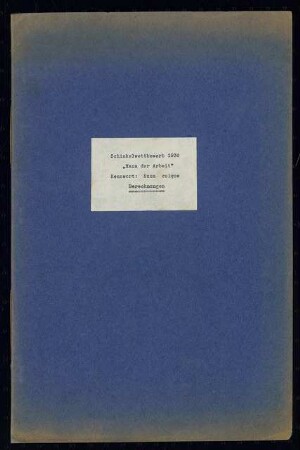 Haus der Arbeit mit Thingplatz Schinkelwettbewerb 1936: Berechnungen