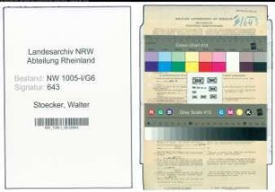 Entnazifizierung Walter Stoecker , geb. 17.05.1906 (Bergmann)