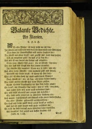 Galante Gedichte.