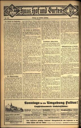 Vierte Ausgabe vom Sonntag, den 04. September 1932.