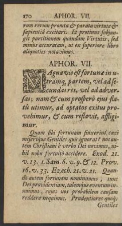 Aphor. VII.