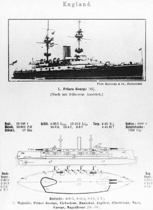 England: Schiff "Prince George" : Technikgeschichte | Industrie und Technik | Schiffs- und Seewesen (auch Motorboote)