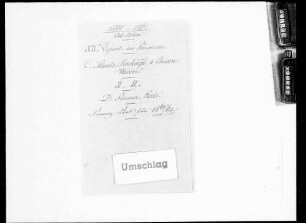 Finanzetat für 1861/1864 (1860-1865)