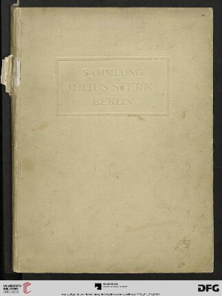 Sammlung Julius Stern, Berlin : Versteigerung: 22. Mai 1916