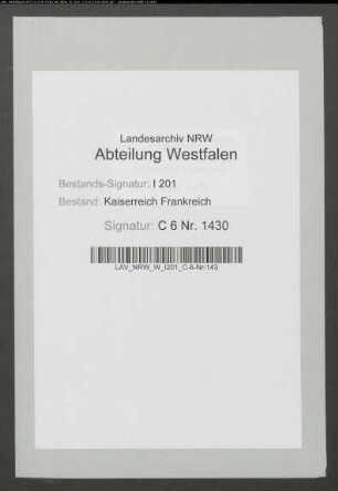 Verkauf eines Stück Landes auf dem Hangefeld, Kirchspiel Nottuln, an Bernh. Heinr. Lück genannt Robering, Weber in Nottuln (Nr. 107).