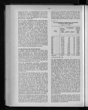 Tabelle 2: Die voraussichtliche Entwicklung der Geburtenzahl von 1969 bis 1984 in Hamburg