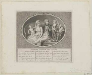 Bildnis des Friedrich Wilhelm, der Louise und deren Kindern