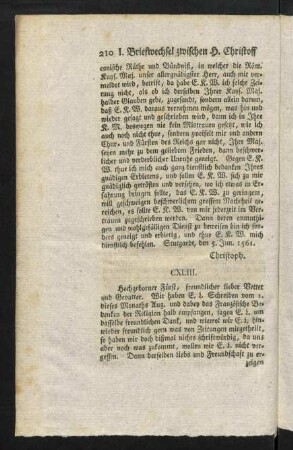 210-221, Briefe CXLIII-CLI