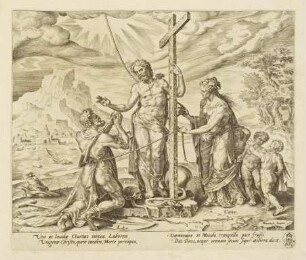 Der fleißige Arbeiter ist nach dem Tod mit Christus vereint, Blatt 6 aus der Folge "Der Lohn von Arbeit und Fleiß"