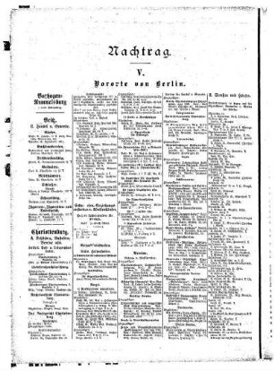 V. Vororte von Berlin