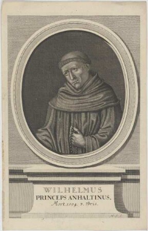 Bildnis des Wilhelmnus Princeps Anhaltinus
