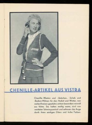 Chenille-Artikel aus Vistra