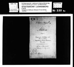 Hofmann, Julie (*19.08.1886 in Neuenstein); Korpstänzerin; ausgesch.: 1904