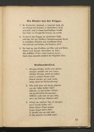 Weihnachtslied.