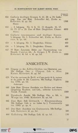 Ansichten (Nr. 438 - 459)